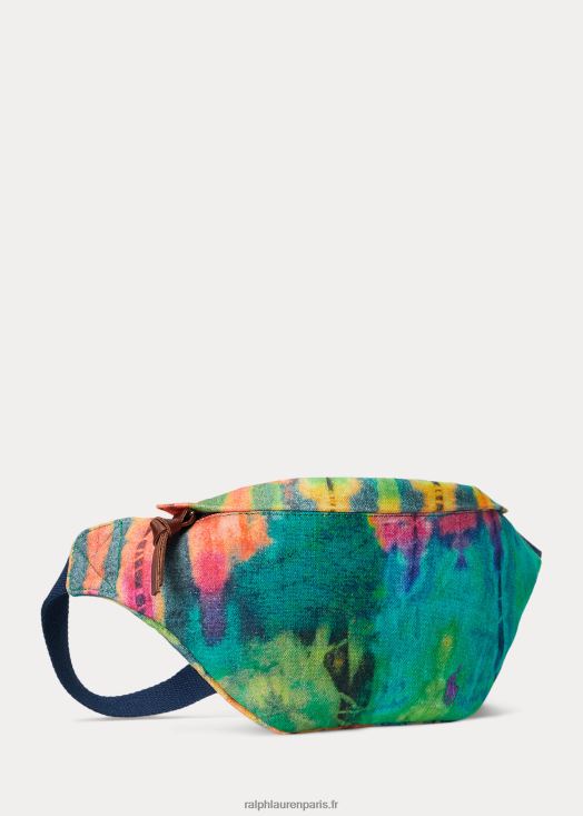 sac banane en toile tie-dye 46T60T8748 Hommes Ralph Lauren colorant de cravate