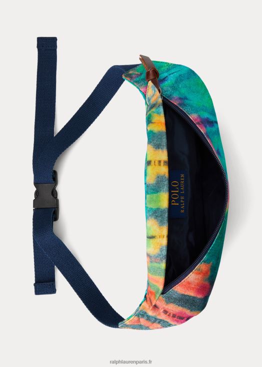 sac banane en toile tie-dye 46T60T8748 Hommes Ralph Lauren colorant de cravate