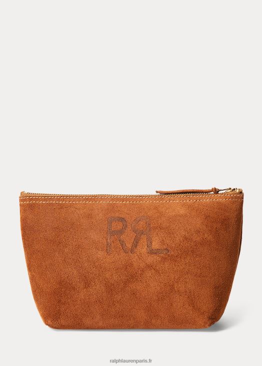 pochette en daim brut 46T60T8905 Hommes Ralph Lauren lumière java 002