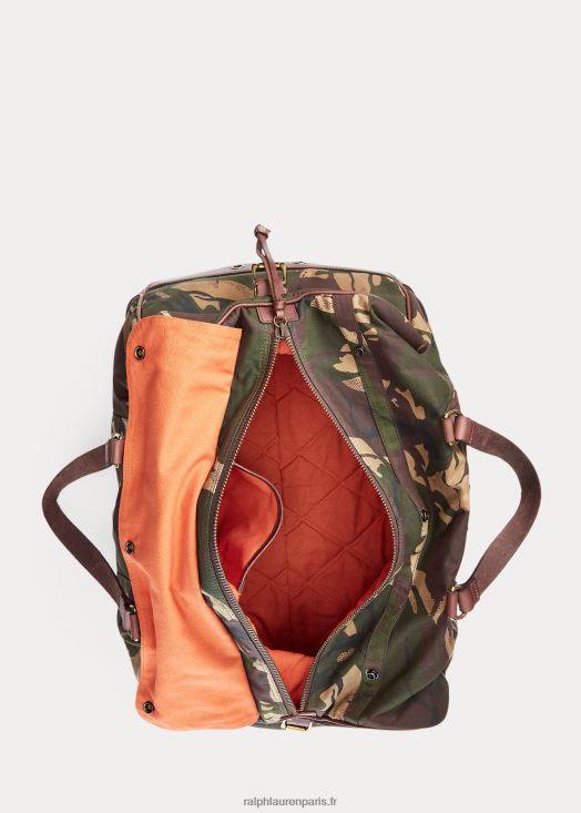 polochon en toile à finitions en cuir 46T60T9082 Hommes Ralph Lauren