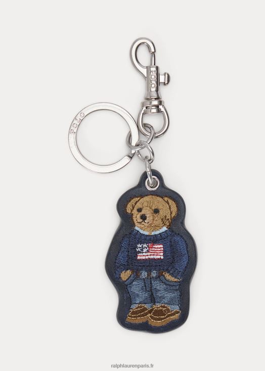 porte-clés en cuir polo bear 46T60T8763 Hommes Ralph Lauren