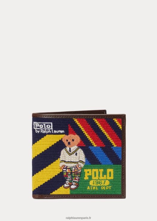 portefeuille à rayures polo bear 46T60T2382 Hommes Ralph Lauren multi