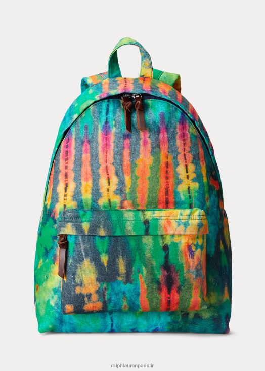 sac à dos en toile tie-dye 46T60T2347 Hommes Ralph Lauren colorant de cravate