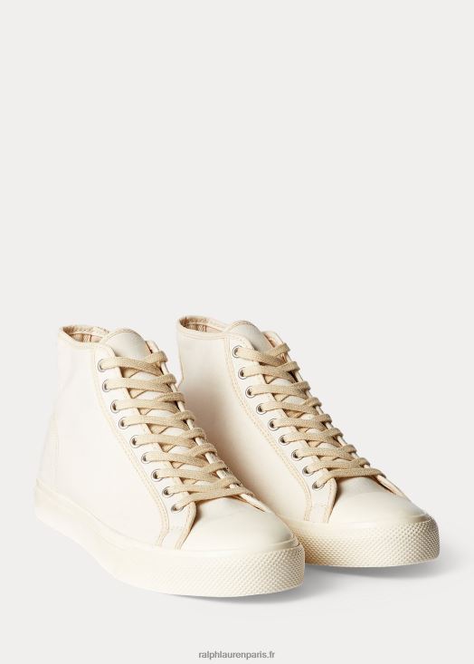 baskets en toile mayport 46T60T2125 Hommes Ralph Lauren toile naturelle