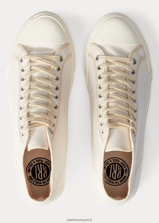 baskets en toile mayport 46T60T2125 Hommes Ralph Lauren toile naturelle