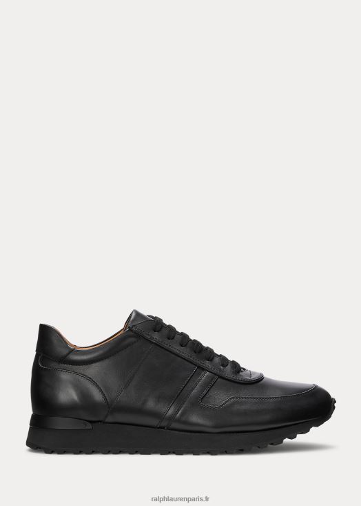 sneaker ethan en cuir de veau 46T60T1947 Hommes Ralph Lauren noir