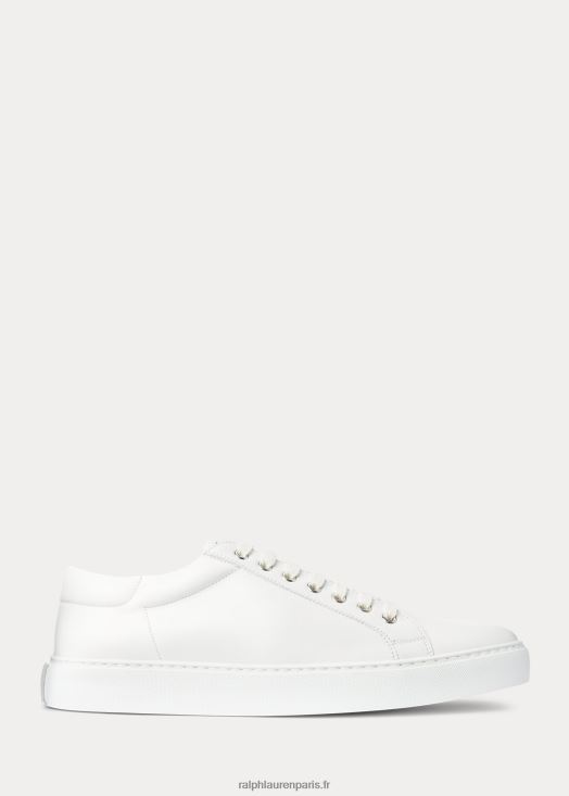 sneaker severn en cuir de veau 46T60T1945 Hommes Ralph Lauren blanc