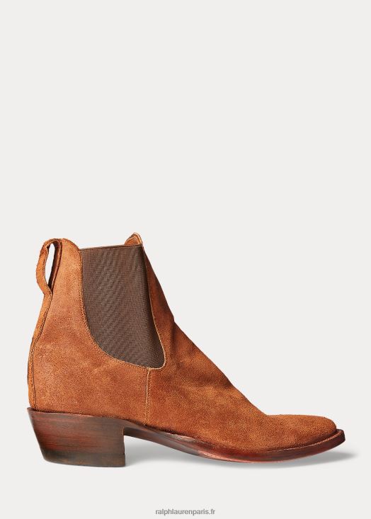 bottines chelsea en daim plainview 46T60T2134 Hommes Ralph Lauren java léger