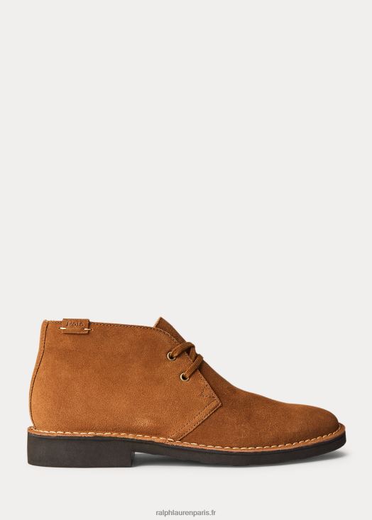 bottines chukka en daim talan 46T60T2119 Hommes Ralph Lauren bronzage du désert