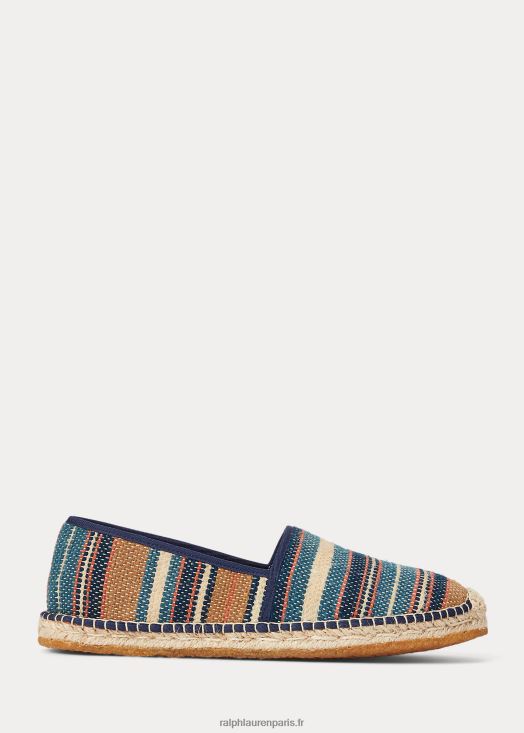 espadrille en jacquard tissé à la main 46T60T2130 Hommes Ralph Lauren indigo multi