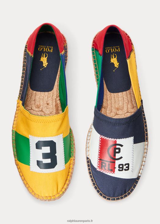espadrilles cevio cp-93 color-block 46T60T2075 Hommes Ralph Lauren blocs de couleurs nautiques