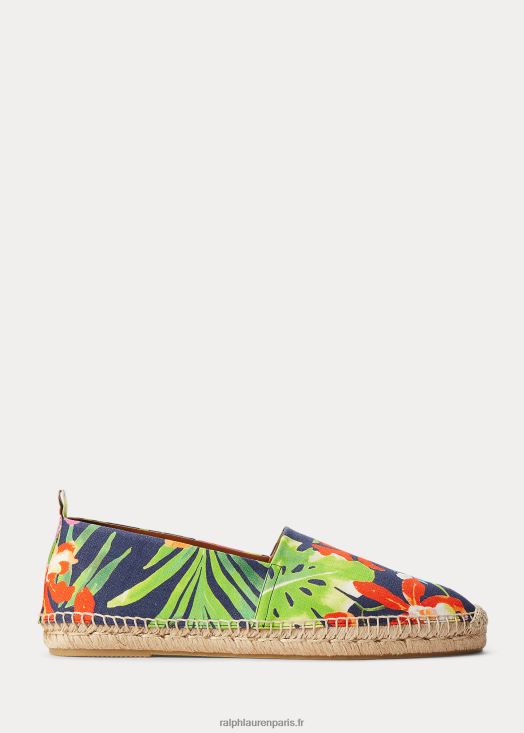 espadrilles en lin à fleurs bowsworth 46T60T8730 Hommes Ralph Lauren multi bleu marine raffiné