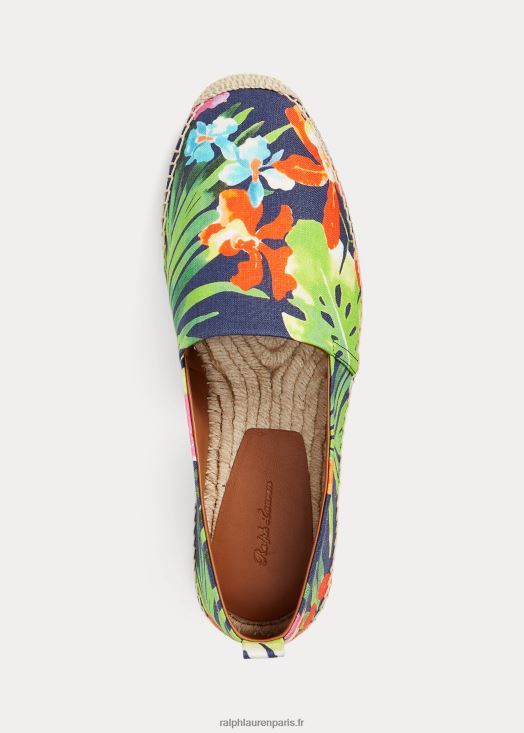 espadrilles en lin à fleurs bowsworth 46T60T8730 Hommes Ralph Lauren multi bleu marine raffiné