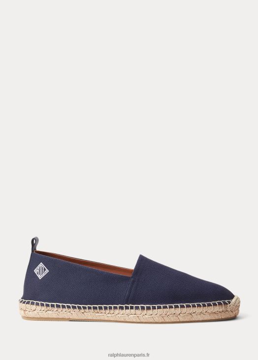 espadrilles en toile à monogramme bowsworth 46T60T2173 Hommes Ralph Lauren président classique marine