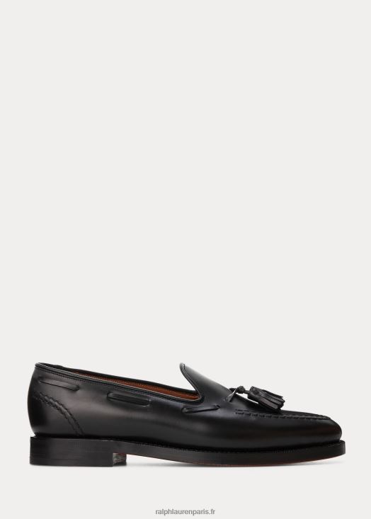 mocassins Booth en cuir de veau 46T60T2088 Hommes Ralph Lauren noir
