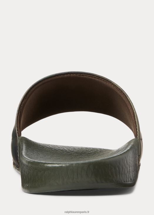 claquette en cuir de tigre 46T60T2062 Hommes Ralph Lauren camouflage tigre