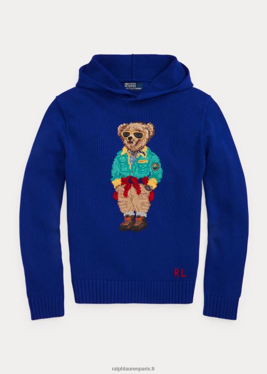 pull à capuche ours polo 46T60T1134 Hommes Ralph Lauren ville royale