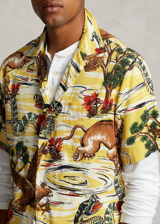 chemise de camp imprimée 46T60T1050 Hommes Ralph Lauren multi