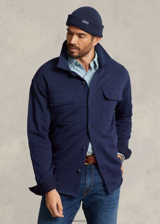 chemise de travail en éponge française 46T60T1549 Hommes Ralph Lauren marine de croisière