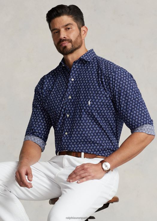 chemise en popeline stretch foulard 46T60T1359 Hommes Ralph Lauren foulard gansett