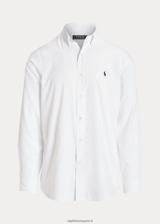 chemise en sergé de performance coupe classique 46T60T94 Hommes Ralph Lauren blanc
