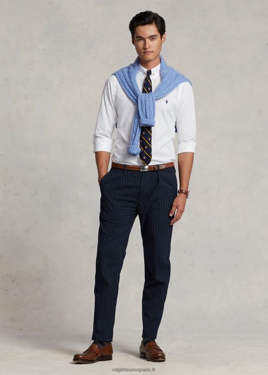 chemise en sergé de performance coupe classique 46T60T94 Hommes Ralph Lauren blanc