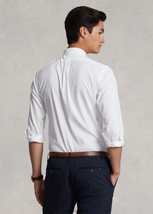 chemise en sergé de performance coupe classique 46T60T94 Hommes Ralph Lauren blanc