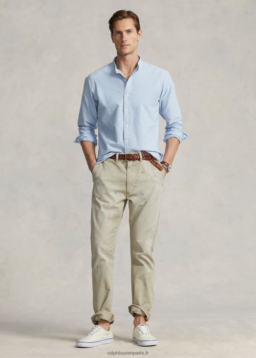 chemise oxford coupe classique 46T60T761 Hommes Ralph Lauren bleu