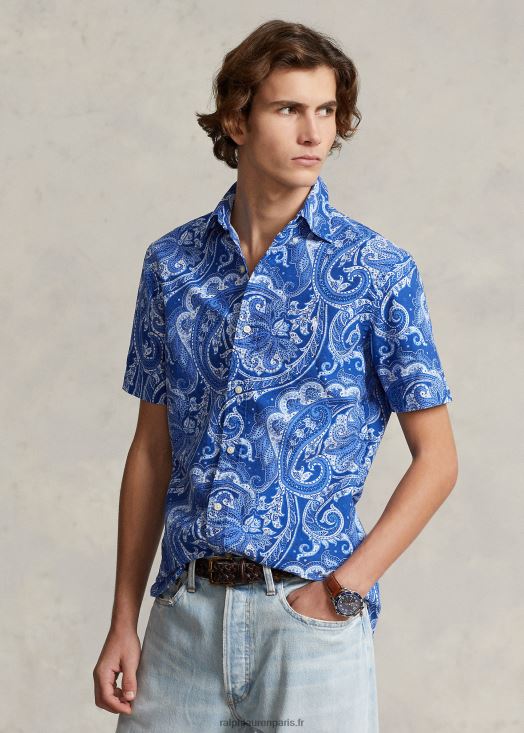 chemise oxford à motif cachemire coupe classique 46T60T621 Hommes Ralph Lauren jerry cachemire