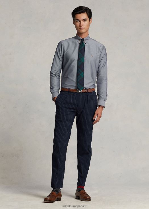 chemise oxford performance coupe classique 46T60T788 Hommes Ralph Lauren ardoise