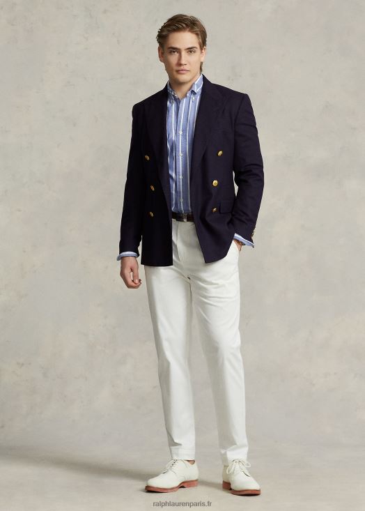 chemise oxford rayée coupe classique 46T60T1053 Hommes Ralph Lauren patrimoine royal