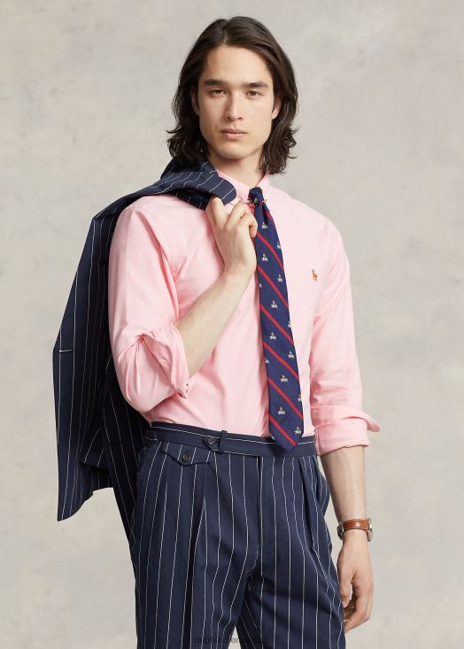 chemise oxford stretch coupe slim 46T60T604 Hommes Ralph Lauren rose