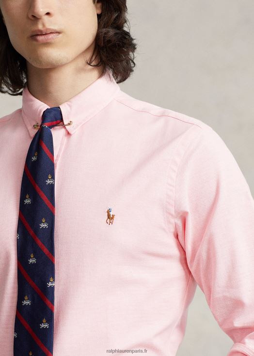 chemise oxford stretch coupe slim 46T60T604 Hommes Ralph Lauren rose