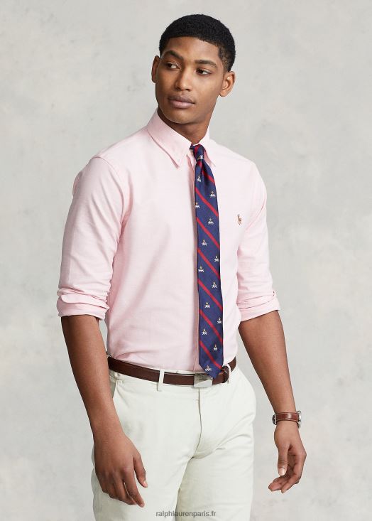 chemise oxford stretch coupe slim 46T60T604 Hommes Ralph Lauren rose