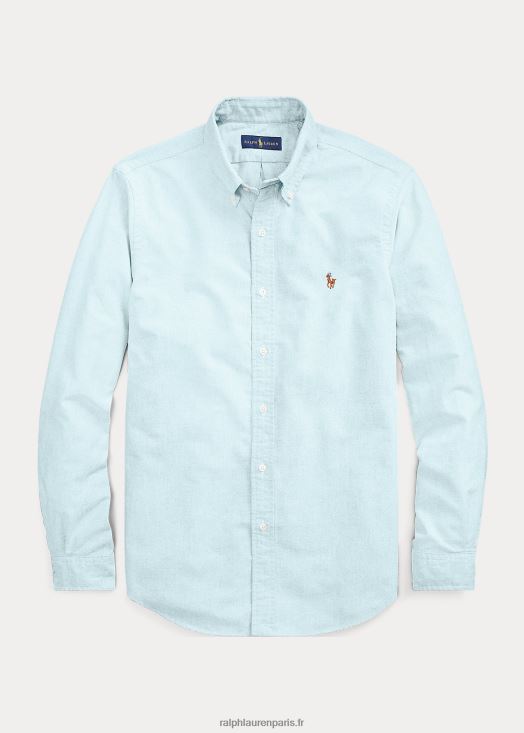 chemise oxford stretch coupe slim 46T60T605 Hommes Ralph Lauren bleu égéen