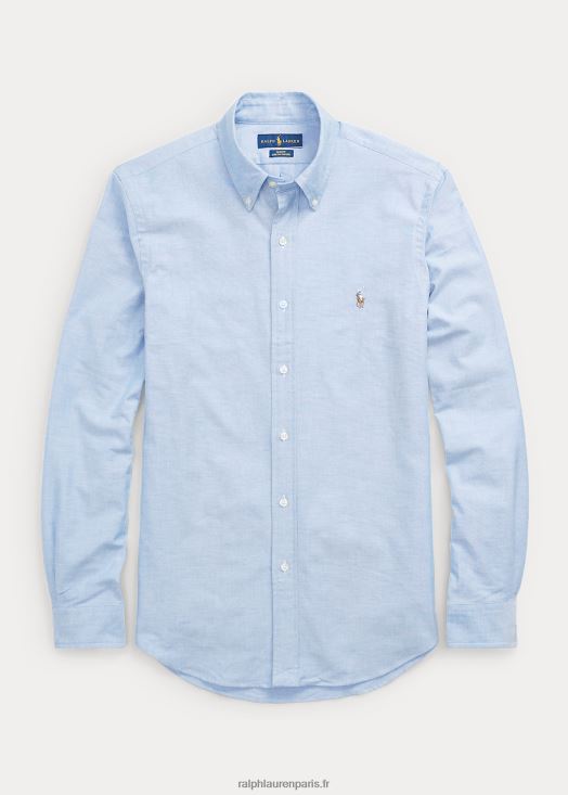 chemise oxford stretch coupe slim 46T60T606 Hommes Ralph Lauren bleu