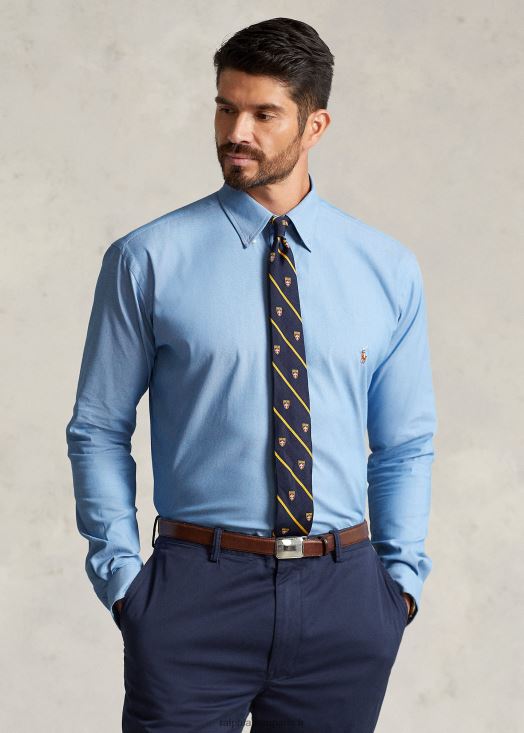 chemise oxford stretch performante 46T60T1445 Hommes Ralph Lauren bsr bleu