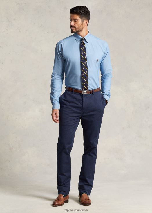 chemise oxford stretch performante 46T60T1445 Hommes Ralph Lauren bsr bleu