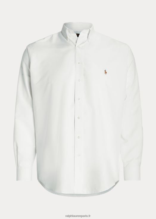 chemise oxford stretch performante 46T60T1446 Hommes Ralph Lauren blanc