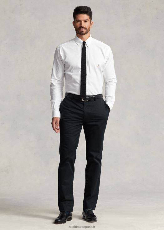 chemise oxford stretch performante 46T60T1446 Hommes Ralph Lauren blanc