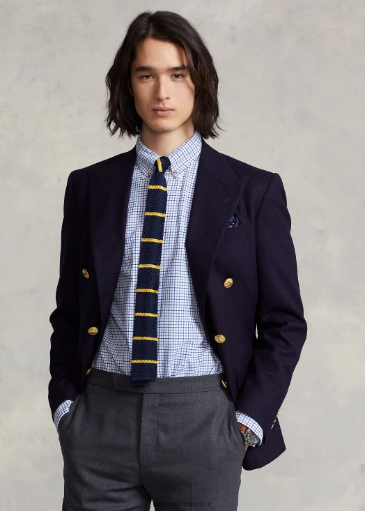 chemise oxford tattersall coupe classique 46T60T727 Hommes Ralph Lauren multicolore bleu/blanc