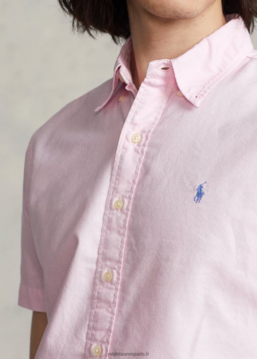 chemise oxford teintée coupe classique 46T60T485 Hommes Ralph Lauren rose carmel