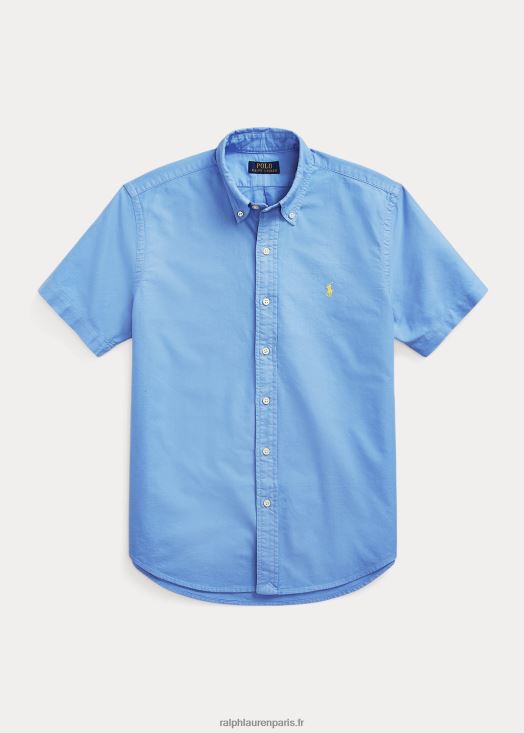 chemise oxford teintée coupe classique 46T60T486 Hommes Ralph Lauren bleu de l'île du port