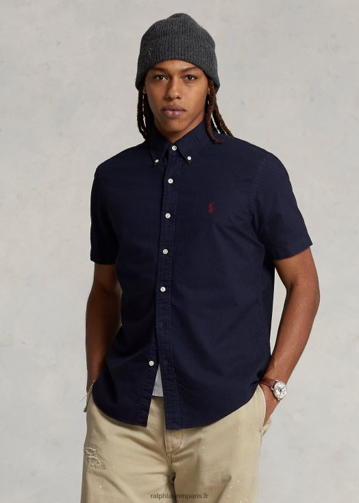 chemise oxford teintée coupe classique 46T60T487 Hommes Ralph Lauren marine rl