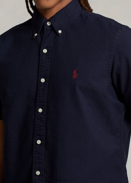 chemise oxford teintée coupe classique 46T60T487 Hommes Ralph Lauren marine rl