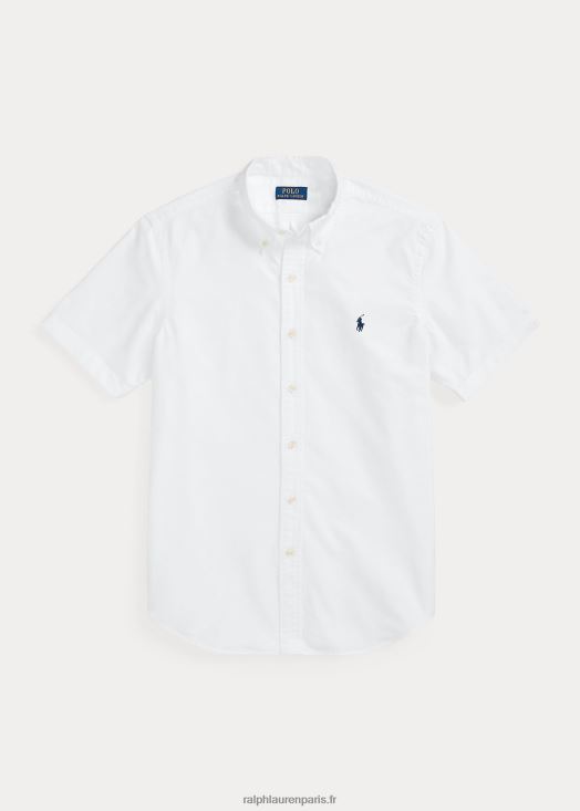 chemise oxford teintée coupe classique 46T60T488 Hommes Ralph Lauren blanc