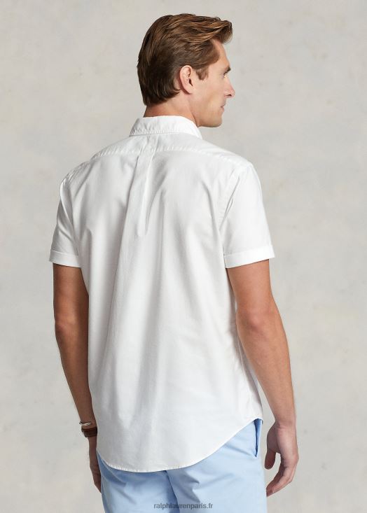chemise oxford teintée coupe classique 46T60T488 Hommes Ralph Lauren blanc