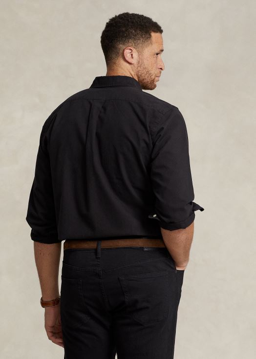 chemise oxford teinte en pièce 46T60T1511 Hommes Ralph Lauren noir
