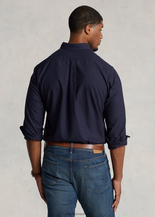 chemise oxford teinte en pièce 46T60T1513 Hommes Ralph Lauren marine rl