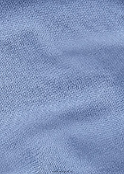 chemise oxford teinte en pièce 46T60T1514 Hommes Ralph Lauren bleu bastille